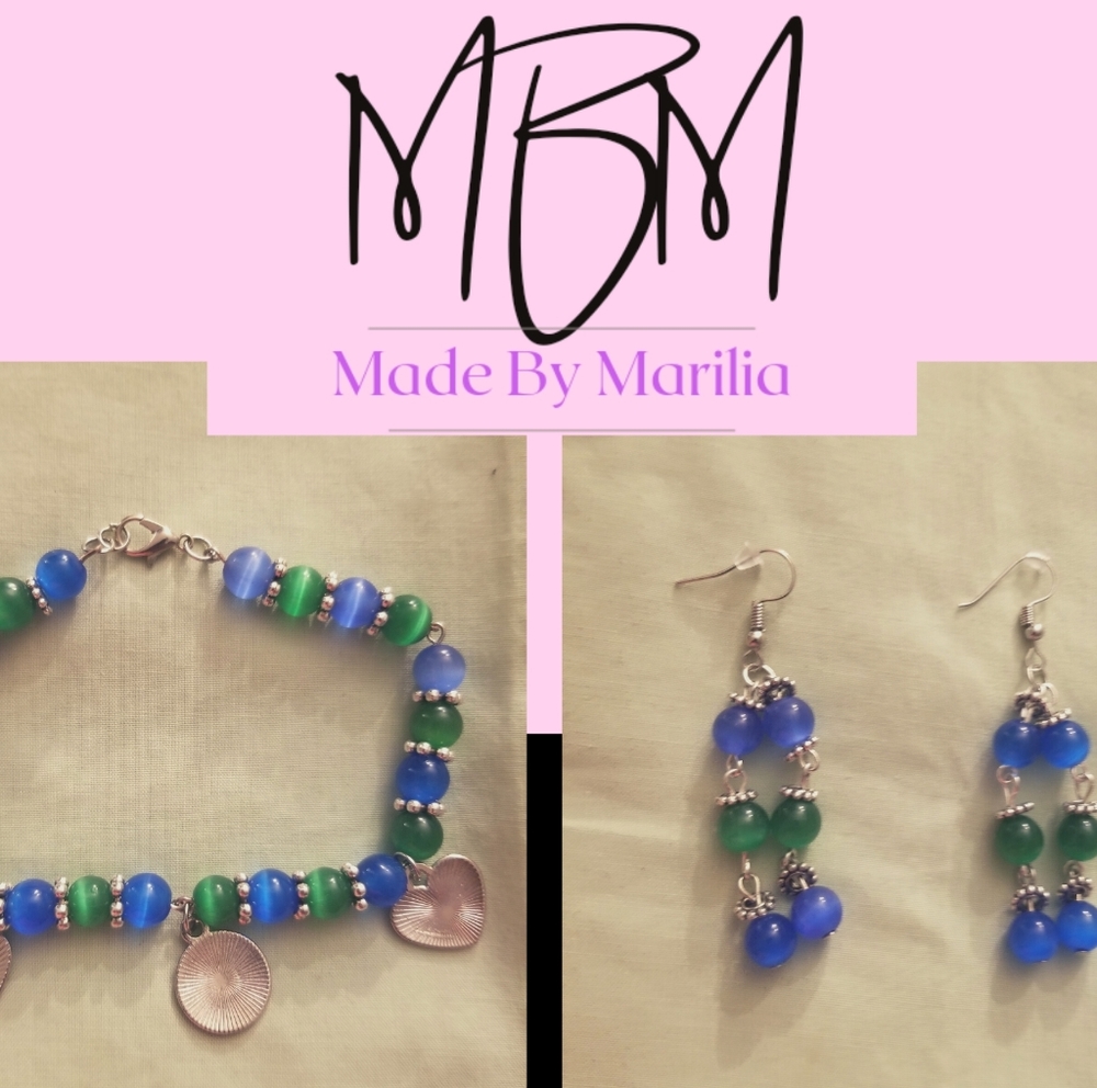 Handmade Bracelet & Earrings